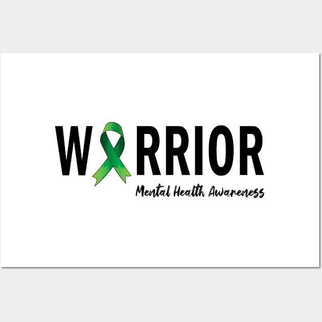 Mental Health Awareness Warrior Wall Art by ArticArtac